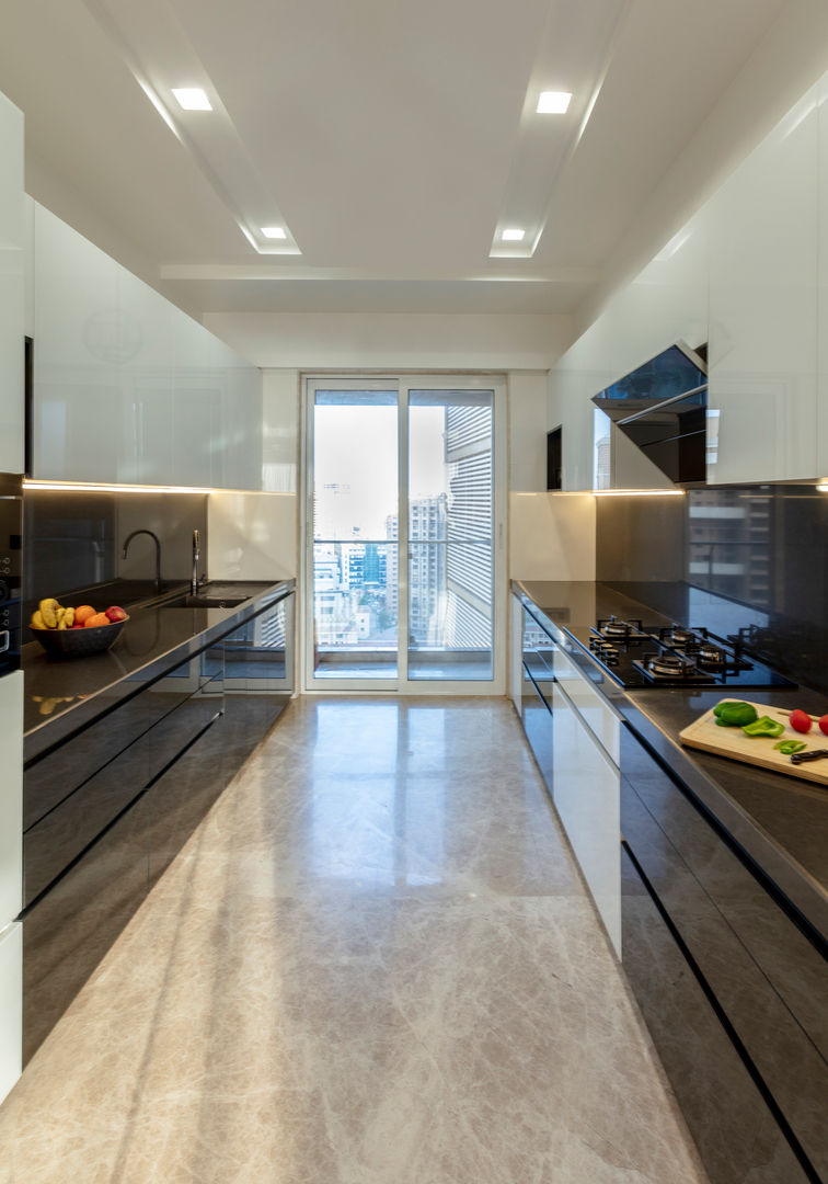 That Contemporary Apartment, Milind Pai - Architects & Interior Designers Milind Pai - Architects & Interior Designers Modern kitchen