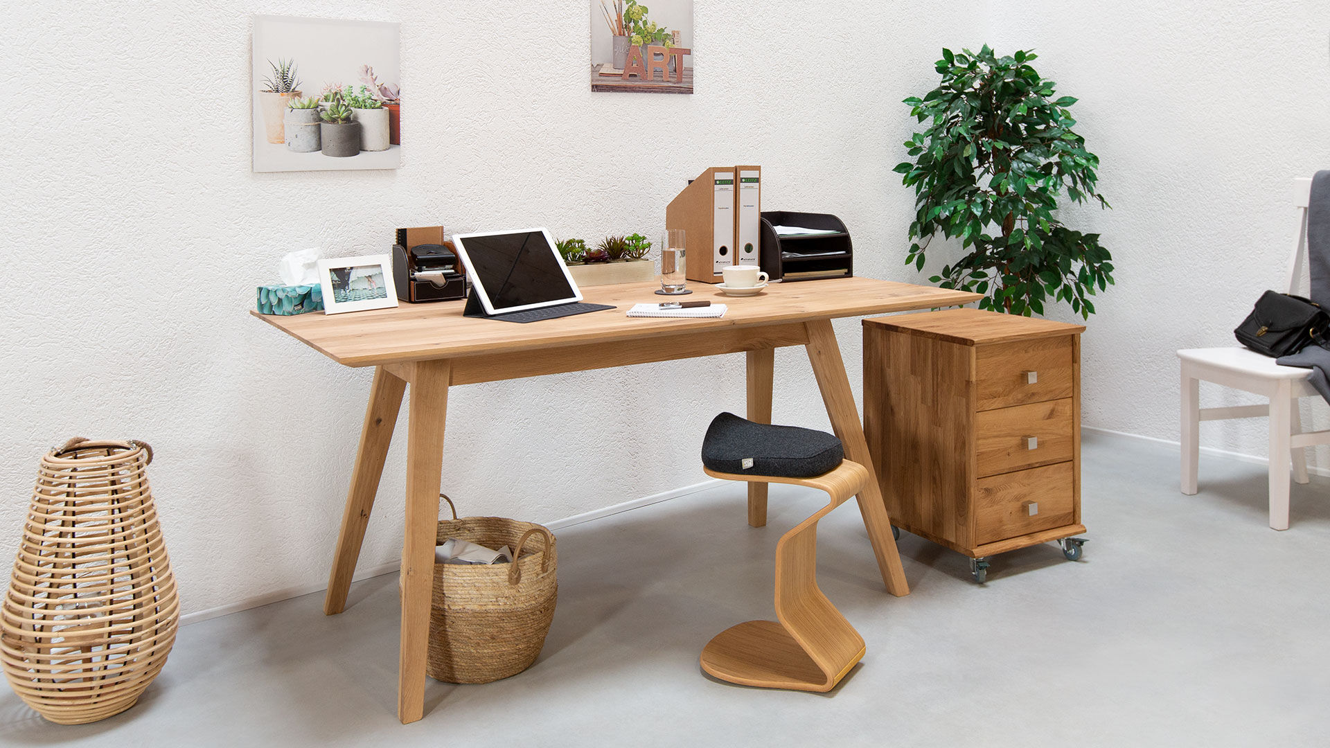 Schreibtisch "Civenna" allnatura Moderne Arbeitszimmer tisch,schreibtisch,bürotisch,arbeitstisch,massivholztisch,massivholz