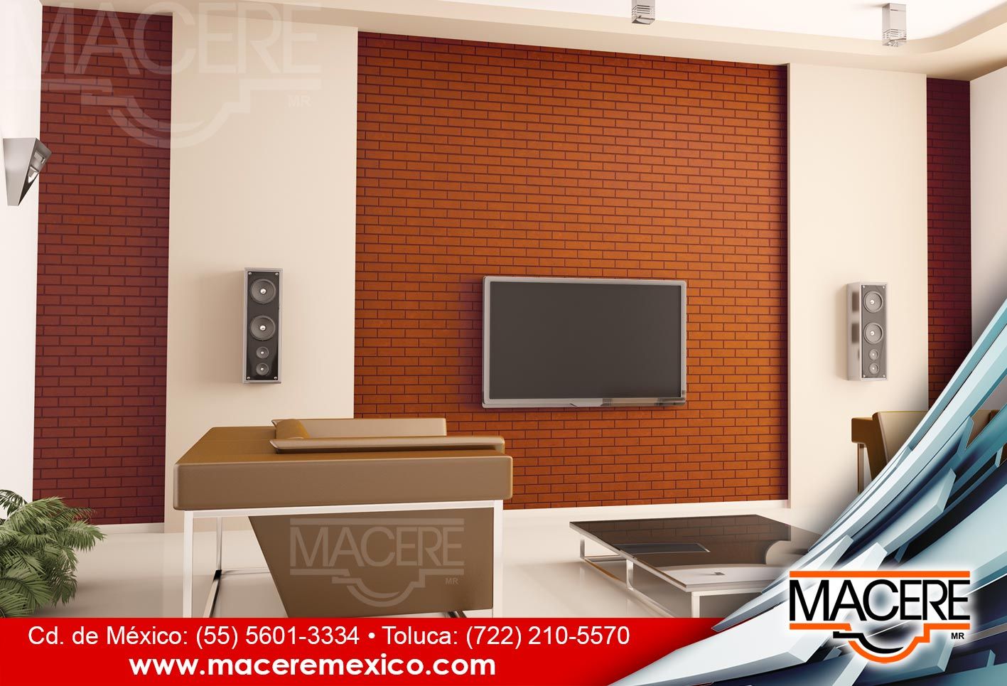 Fachaletas • Aparente de Barro tipo Ladrillo, MACERE México MACERE México Modern walls & floors Bricks Wall & floor coverings