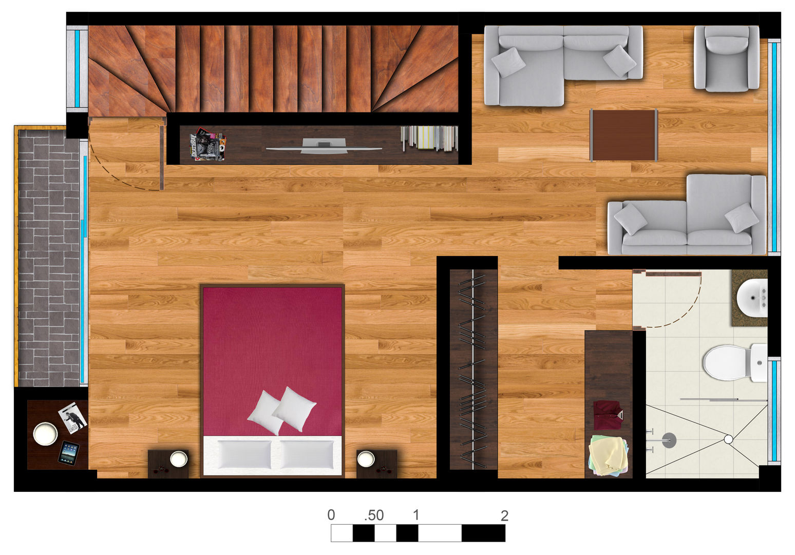 Reserva el Lago, PLASS Arquitectura & Construcción PLASS Arquitectura & Construcción Modern style bedroom