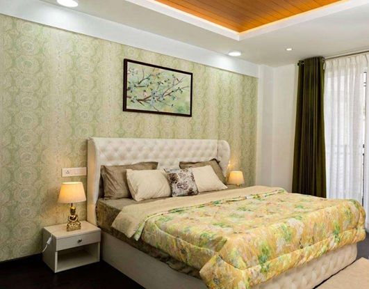 Master Bedroom Homagica Services Private Limited Modern style bedroom Beds & headboards