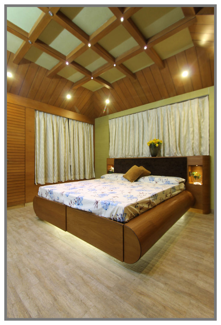 Elegant interior for 2 BHK Flat in Supreme Green Wood NIBM Pune, AARAYISHH AARAYISHH Cuartos pequeños