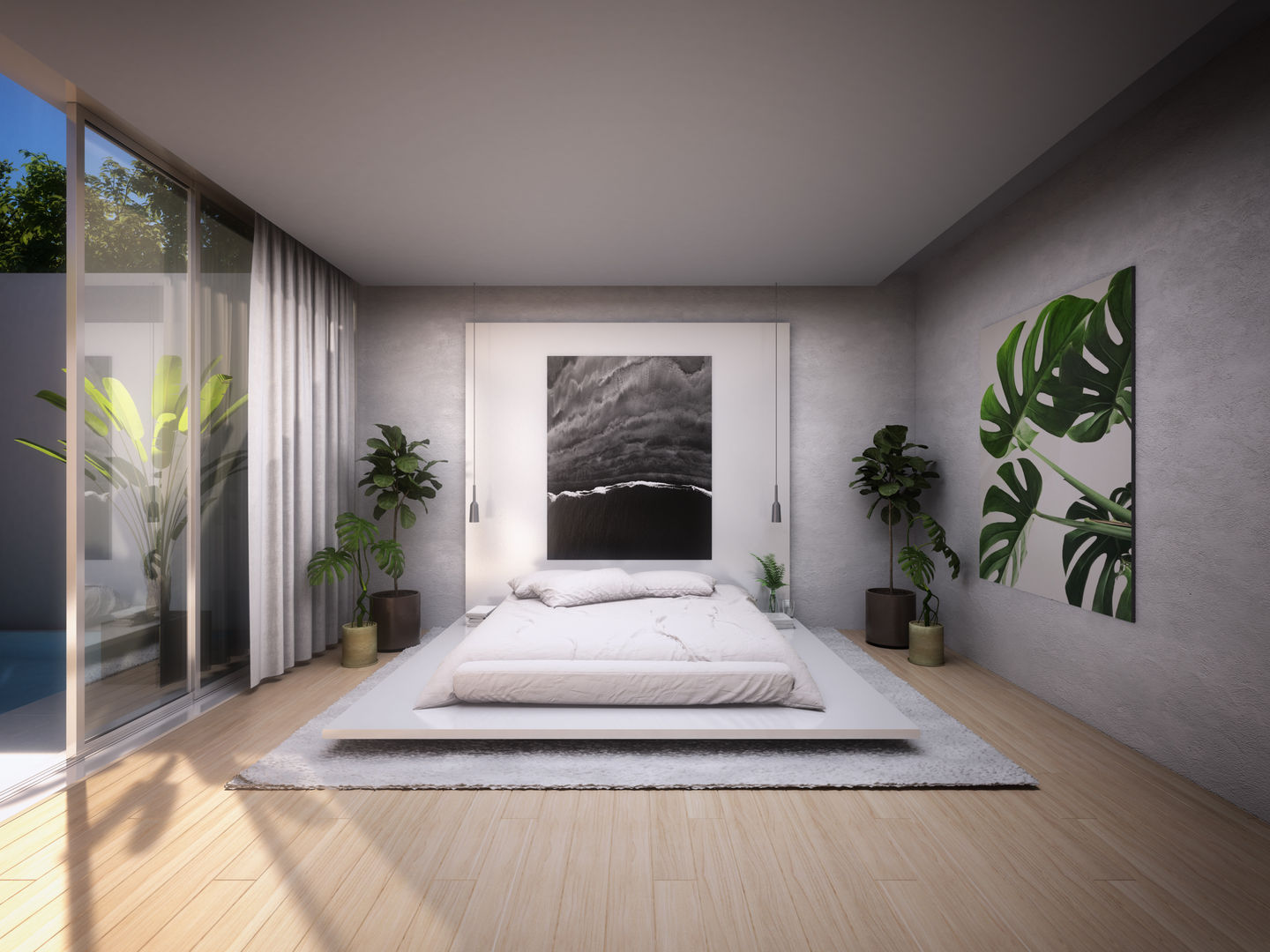 Cama Matrimonial S-AART Dormitorios minimalistas