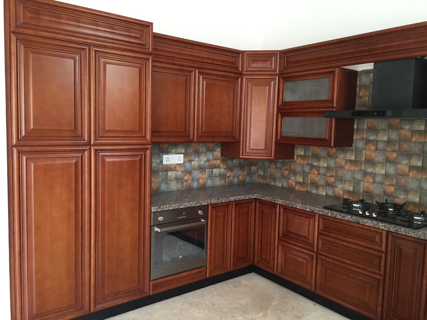 Wooden Kitchen Tall Cabinets Hoop Pine Interior Concepts Kitchen units Solid Wood Multicolored