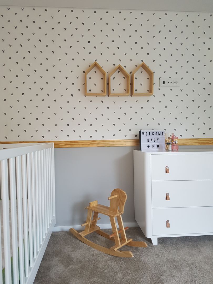 Projecto decoração Gaia , MIA arquitetos MIA arquitetos Dormitorios infantiles minimalistas