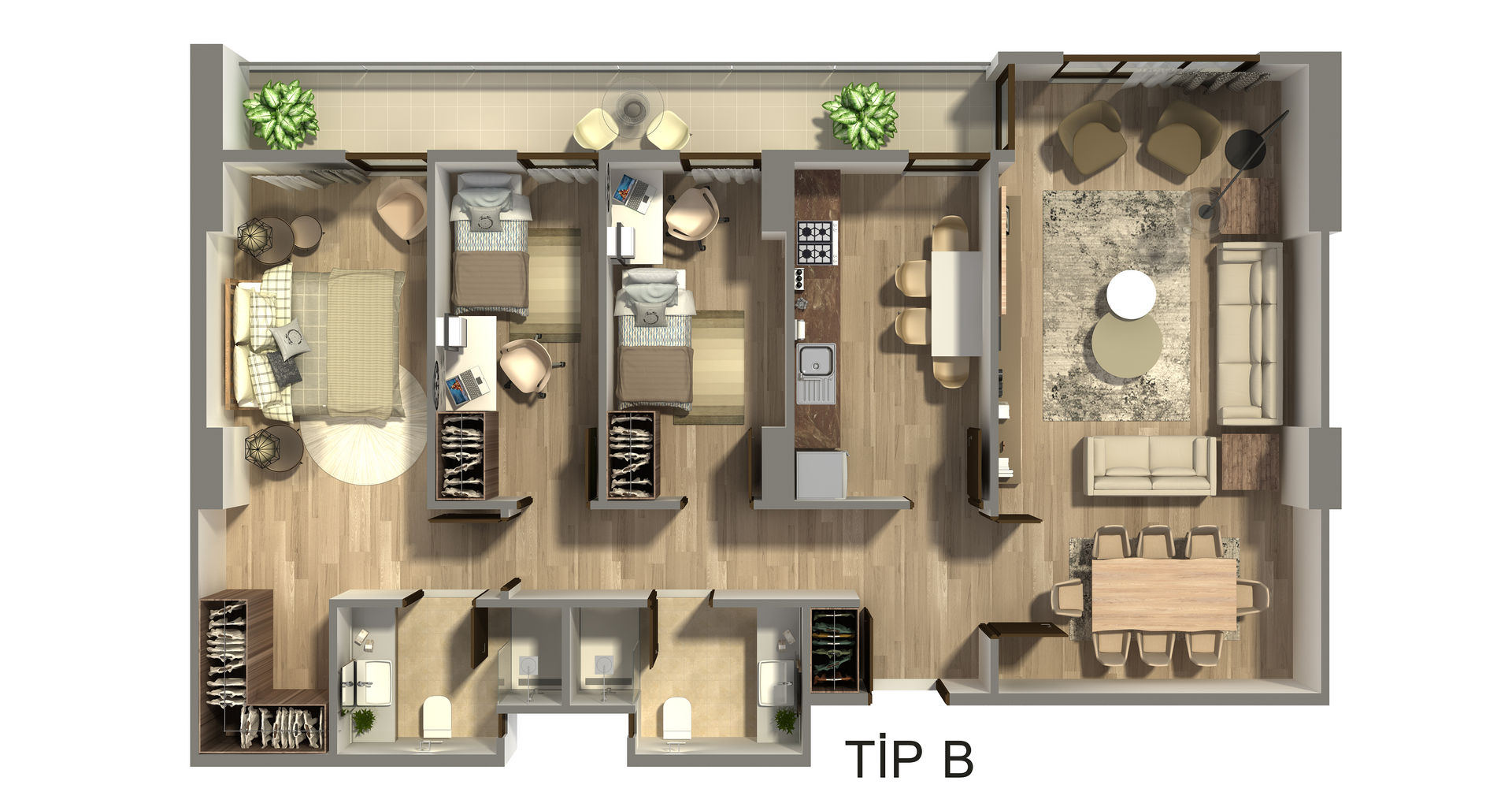 AydosLand Konut Projesi (2017), ms mimarlık ms mimarlık Multi-Family house