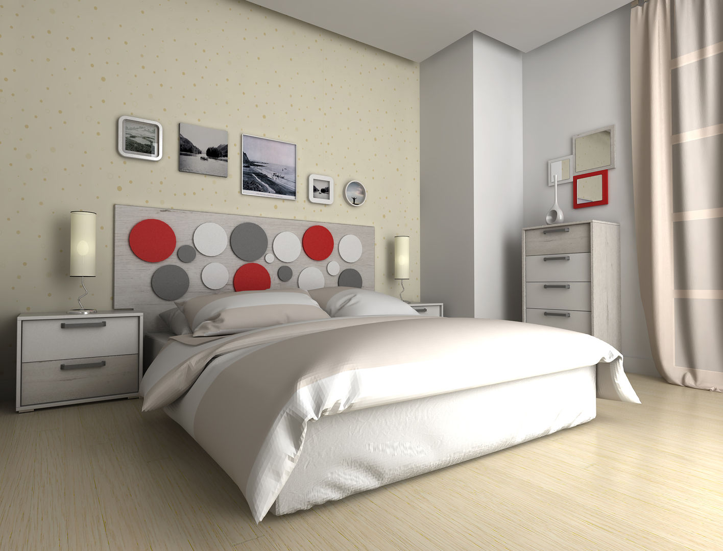 Diseño de Vivienda unifamiliar, eCa studio eCa studio Small bedroom Plywood