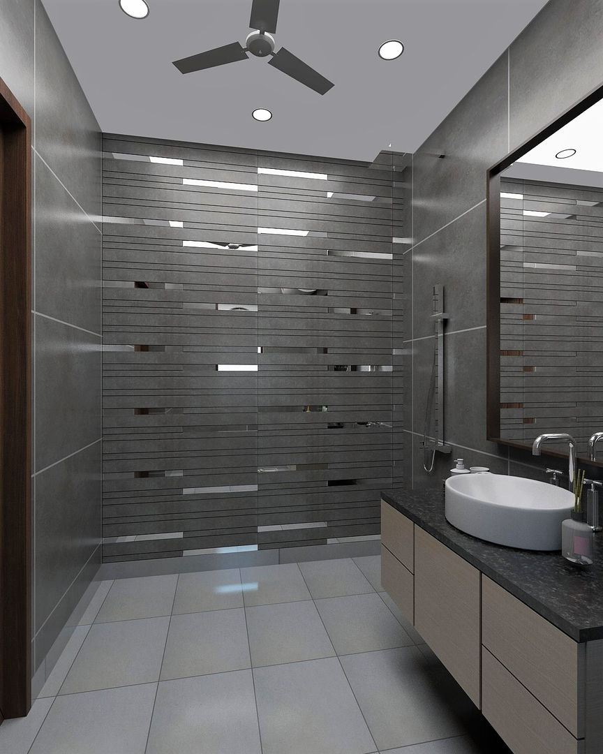 Master Bathroom- Spacious Cozy Space Tanish Dzignz Modern Bathroom