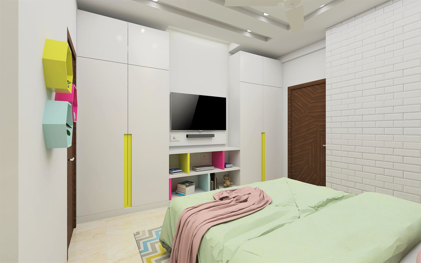 Modern Luxury Apartment Design, Tanish Dzignz Tanish Dzignz غرفة نوم