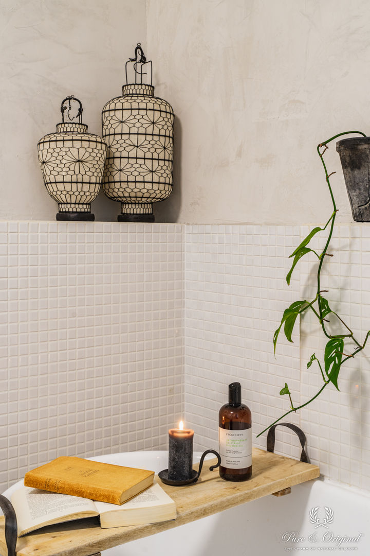 Badkamer in Hammam stijl, Pure & Original Pure & Original Mediterranean style bathrooms