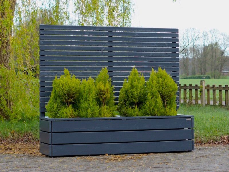 dreibein blumenständer Gartenfackel Blumenampel Dreibein Holz – UNUS main image 0