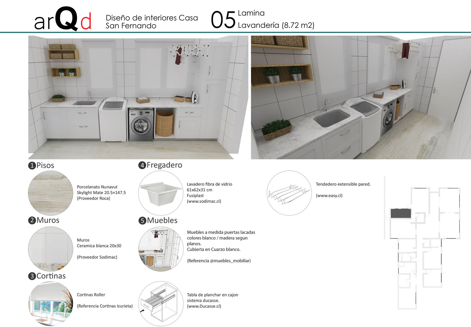 Logia ARQD spa Cocinas integrales