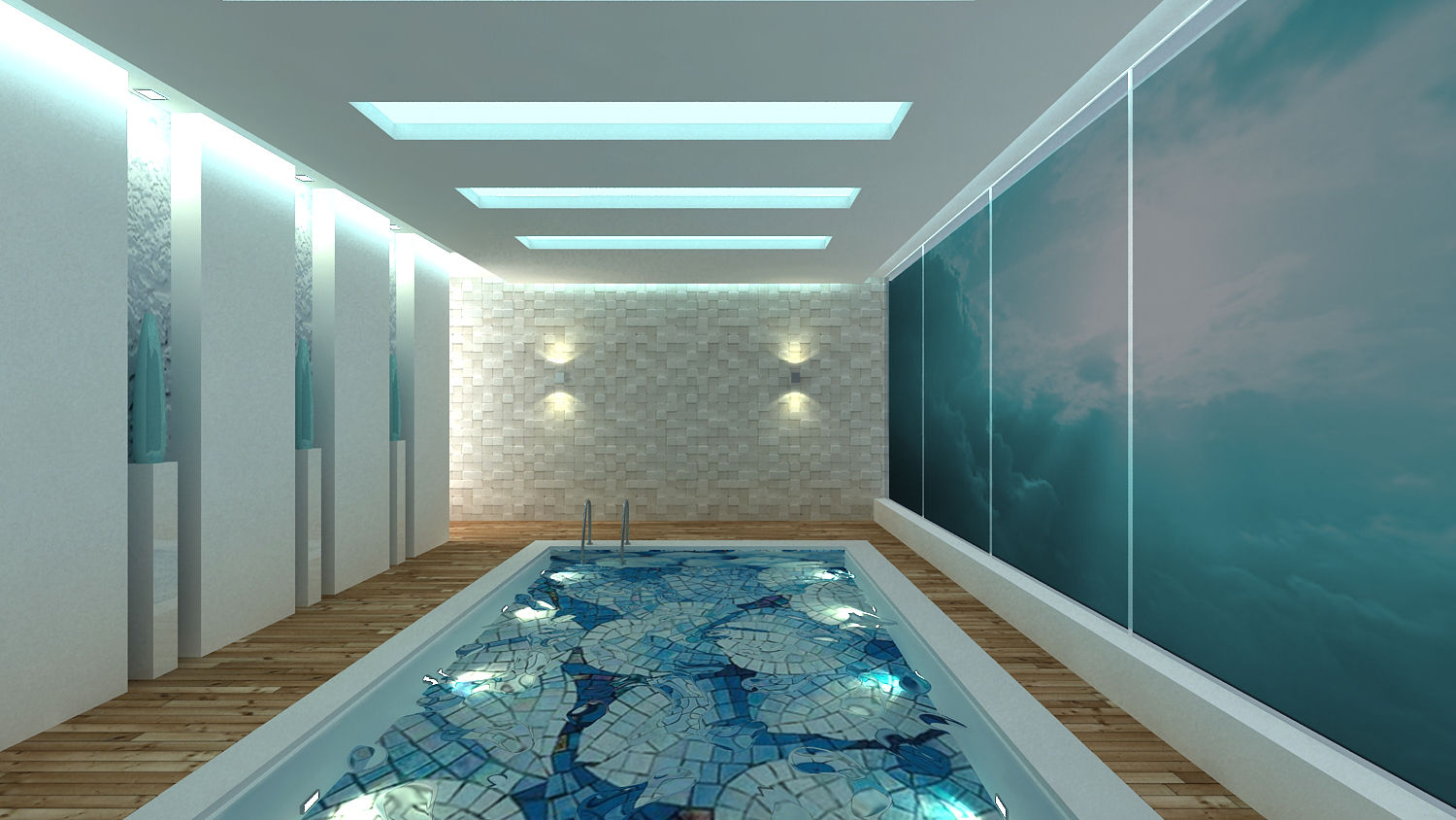 Swimming Pool De Panache - Interior Architects Modern pool