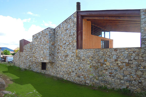 Diseño y construcción vivienda en la Cerdanya , SANTI VIVES ARQUITECTURA EN BARCELONA SANTI VIVES ARQUITECTURA EN BARCELONA Nowoczesne domy