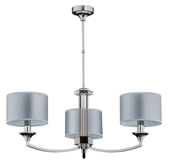 Luxury ceiling pendant light with 3 arms with nickel finishes, versace lamp shades, Swarovski crystals Luxury Chandelier LTD Classic style dining room Copper/Bronze/Brass grey chandelier,hallway lighting,home decor,silver lamps,chandeliers uk,home design uk,Lighting