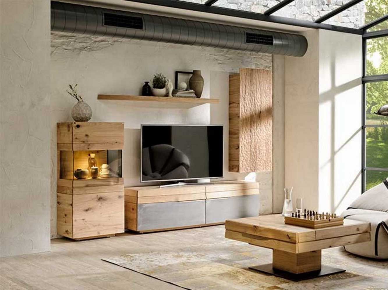 Ensemble haut de gamme de mobilier pour votre salon Imagine Outlet Salon moderne Bois Effet bois Table basse,table,extensible,relevable,transformable
