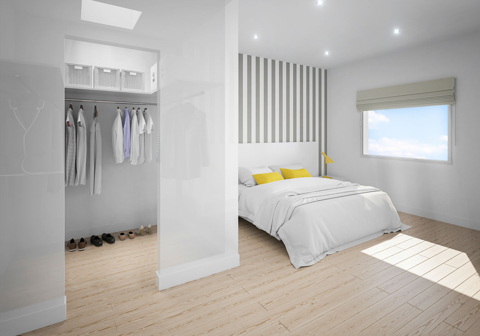 Dormitorio con vestidor ARQUIJOVEN SLP Habitaciones modernas