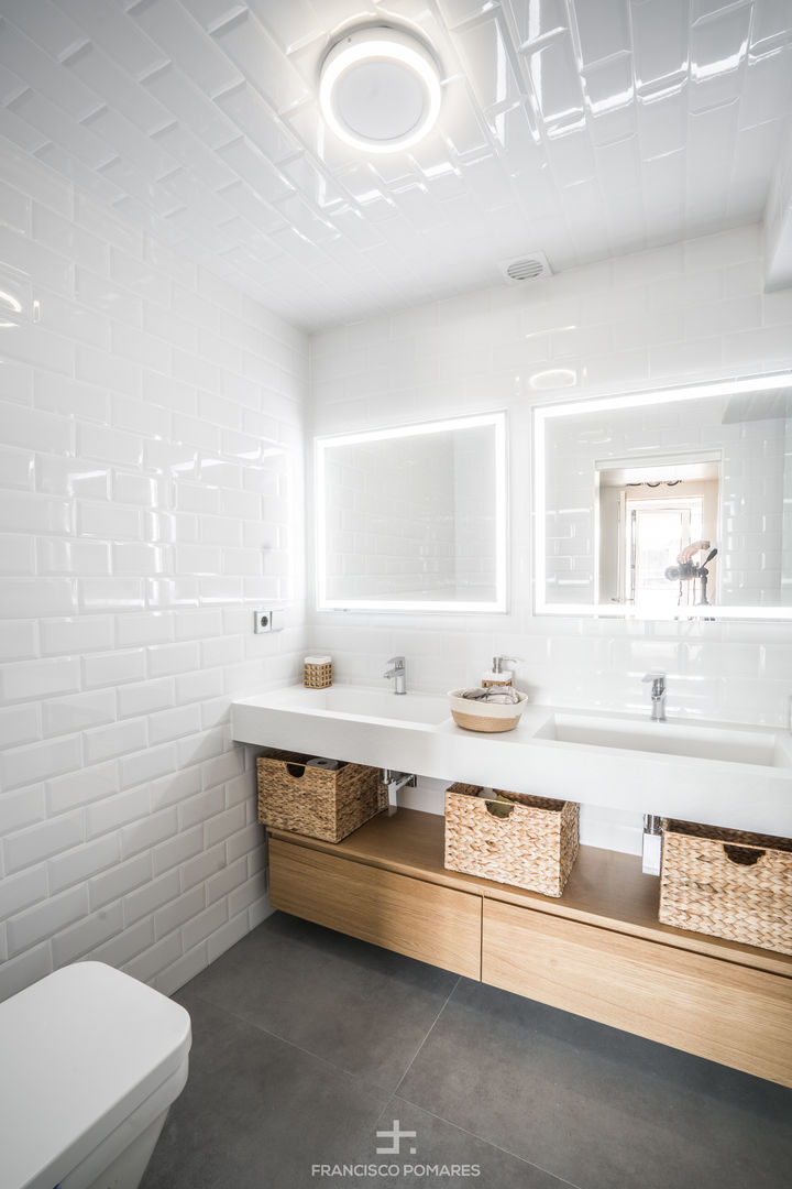 Reforma integral de apartamento en el centro de Murcia, ARREL arquitectura ARREL arquitectura Modern bathroom