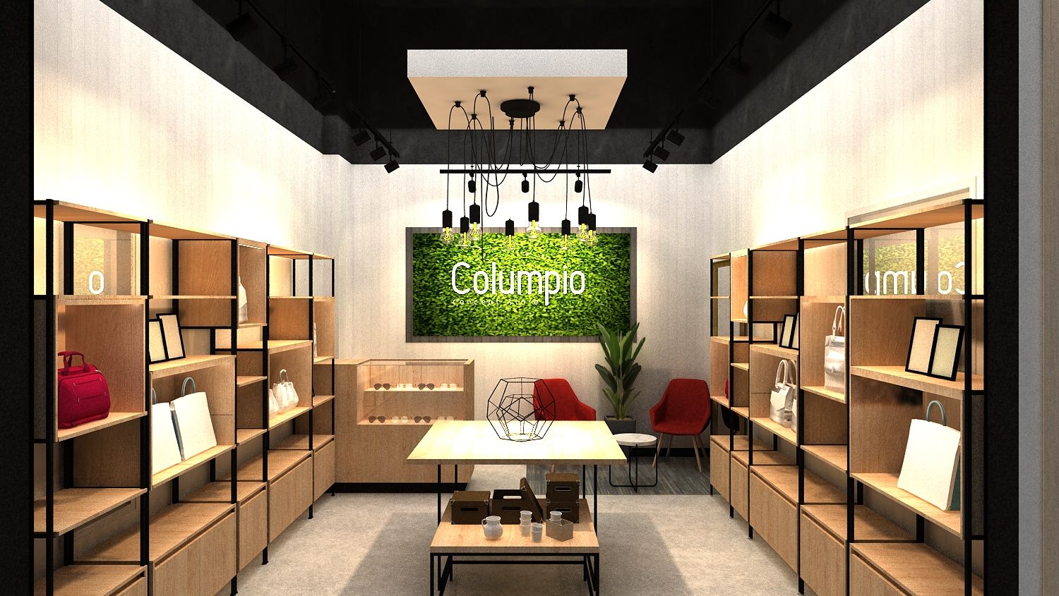 Columpio concept store (EN CONSTRUCCION), AUTANA estudio AUTANA estudio Commercial spaces Chipboard Commercial Spaces