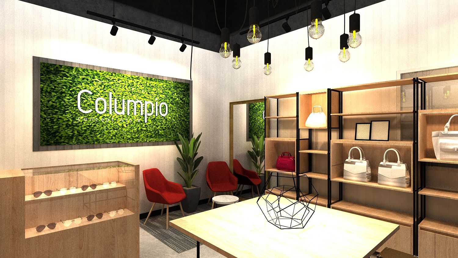 Columpio concept store (EN CONSTRUCCION), AUTANA estudio AUTANA estudio 商业空间 刨花板 商業空間