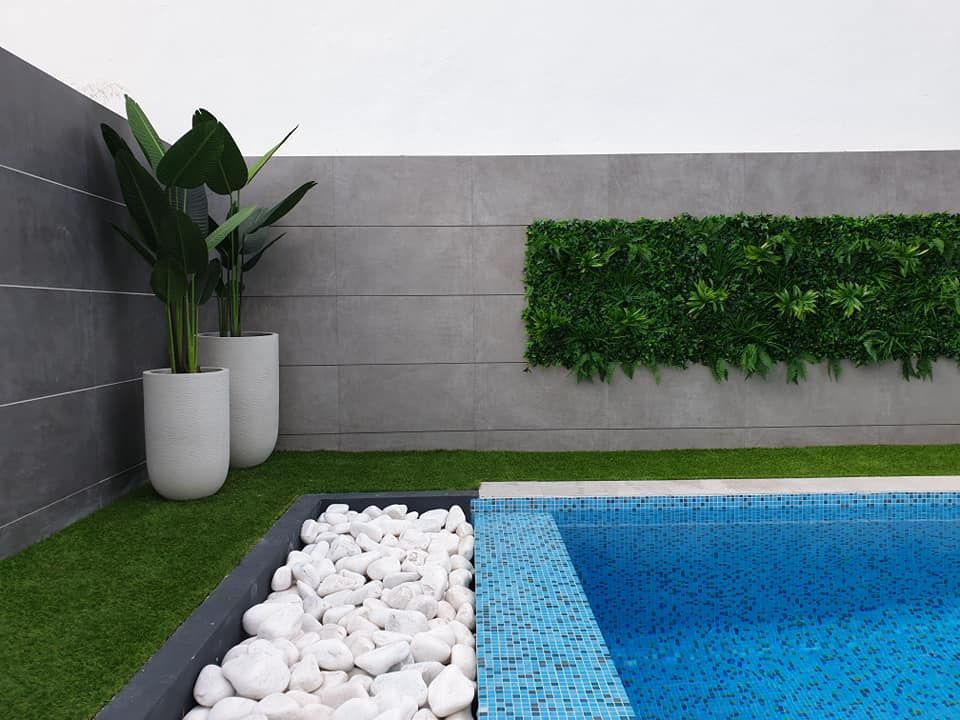 Jardim de sonho _ moradia, MEA Interior Design MEA Interior Design Piscinas de estilo tropical