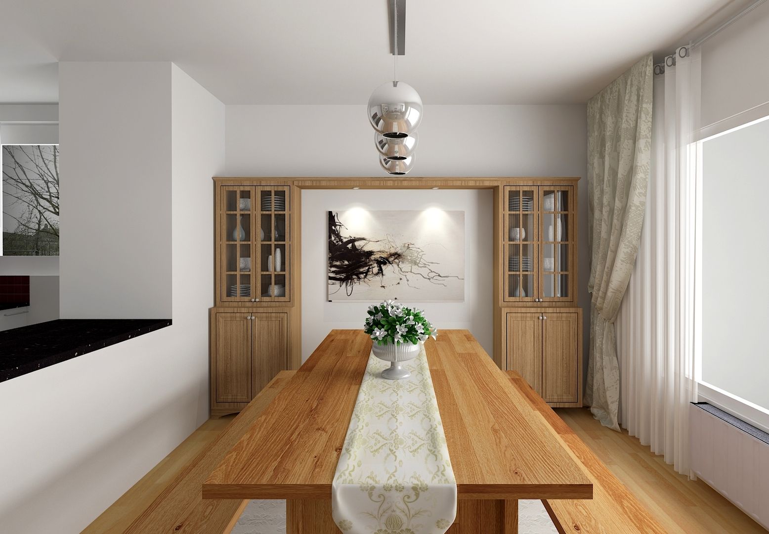 AYB KONUT, PRATIKIZ MIMARLIK/ ARCHITECTURE PRATIKIZ MIMARLIK/ ARCHITECTURE Modern dining room Dressers & sideboards