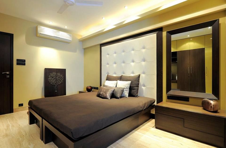 3bhk residence, Grant Road, SPACE DESIGN STUDIOS SPACE DESIGN STUDIOS غرفة نوم