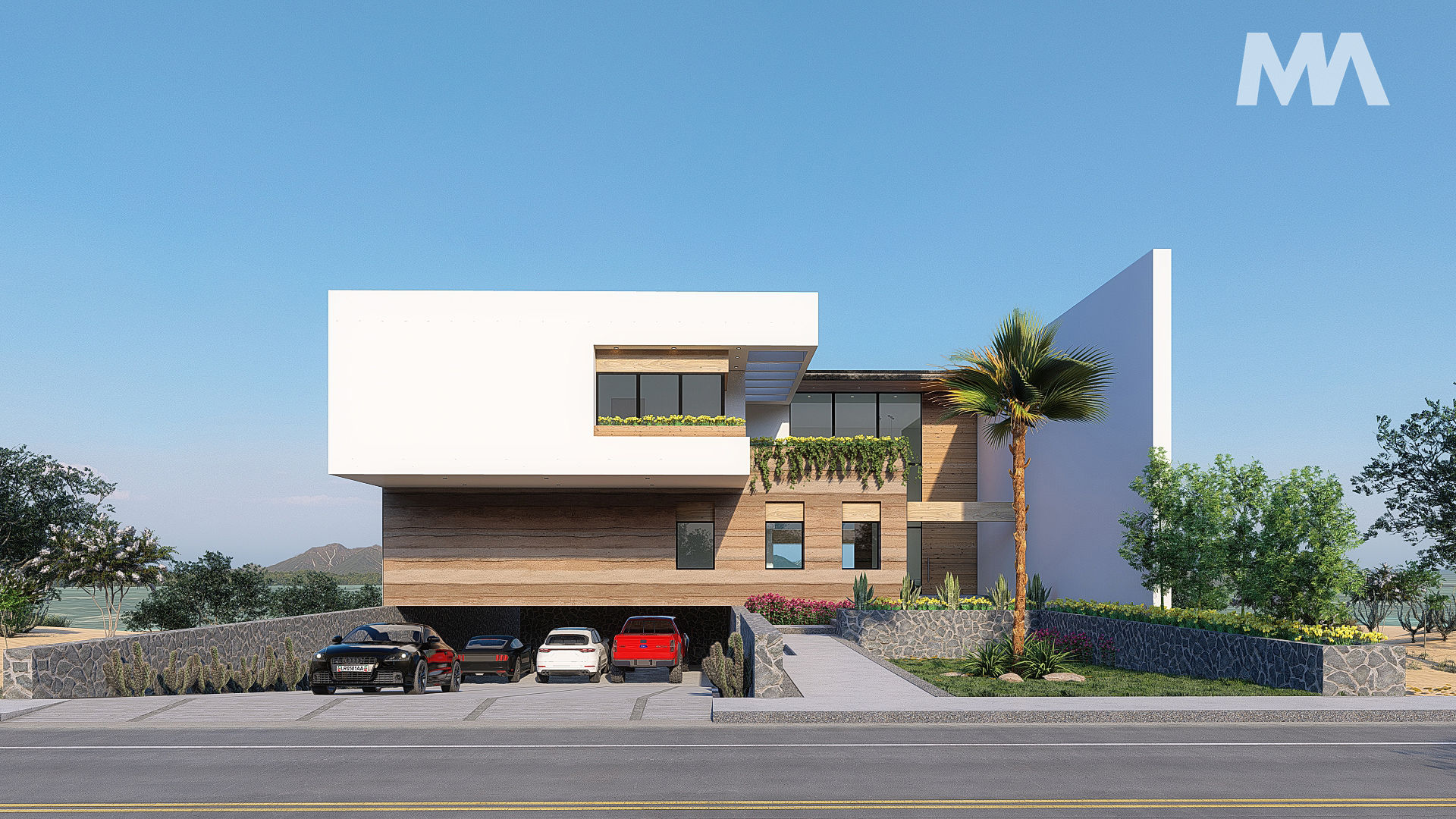 Residencia en Playa de Sonora, Merarki Arquitectos Merarki Arquitectos Дома в стиле модерн