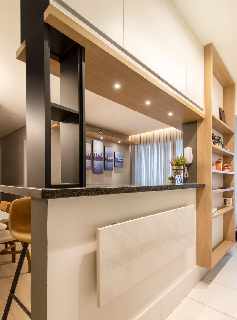 Projeto moderno, funcional e acolhedor de apartamento em São Paulo | homify