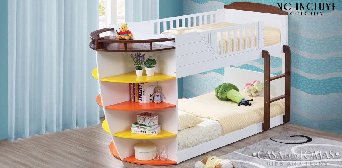 Literas Lomas Kids , Casa de las Lomas Casa de las Lomas Modern nursery/kids room Beds & cribs