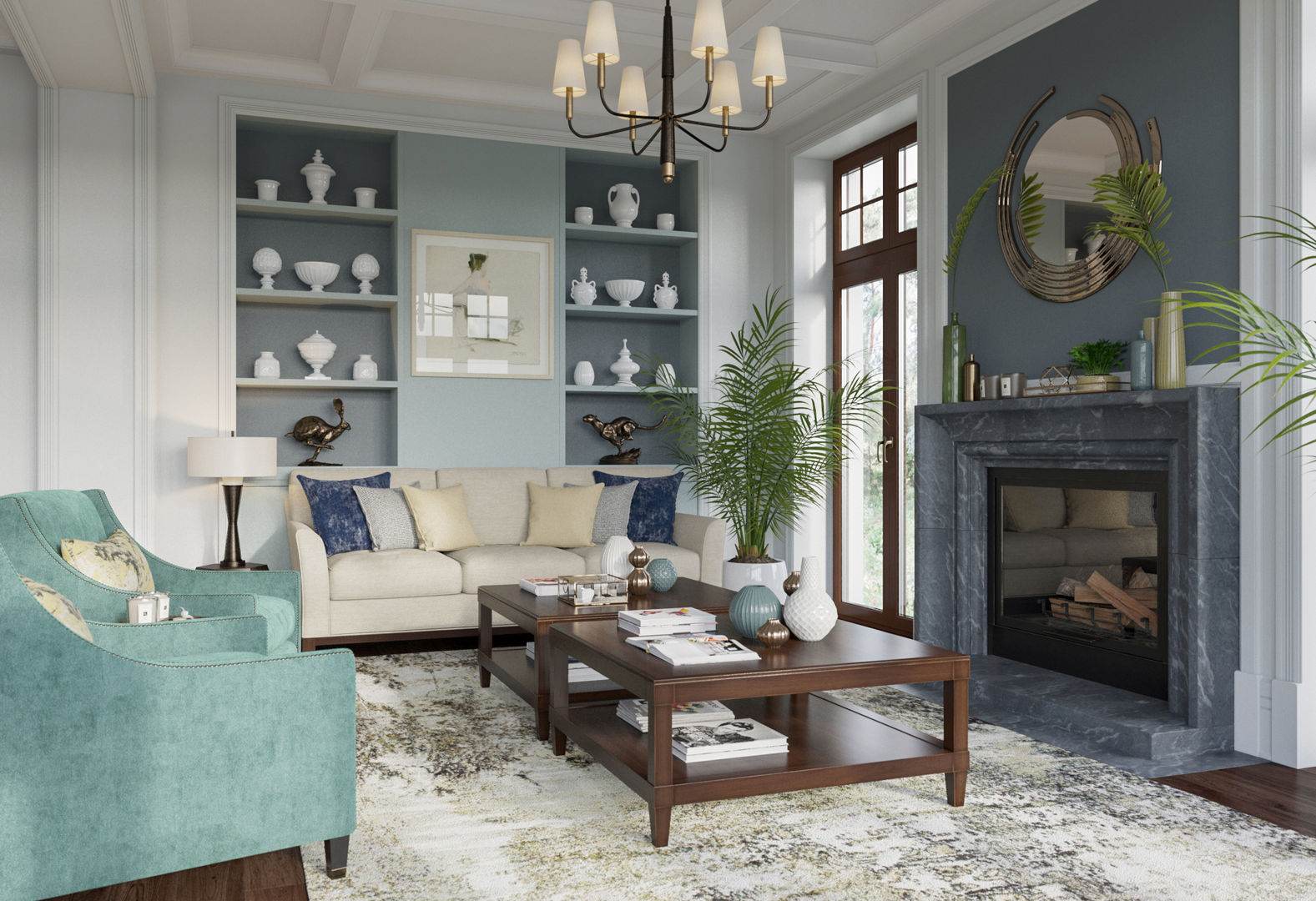 Дом в Берлине, MARION STUDIO MARION STUDIO Classic style living room