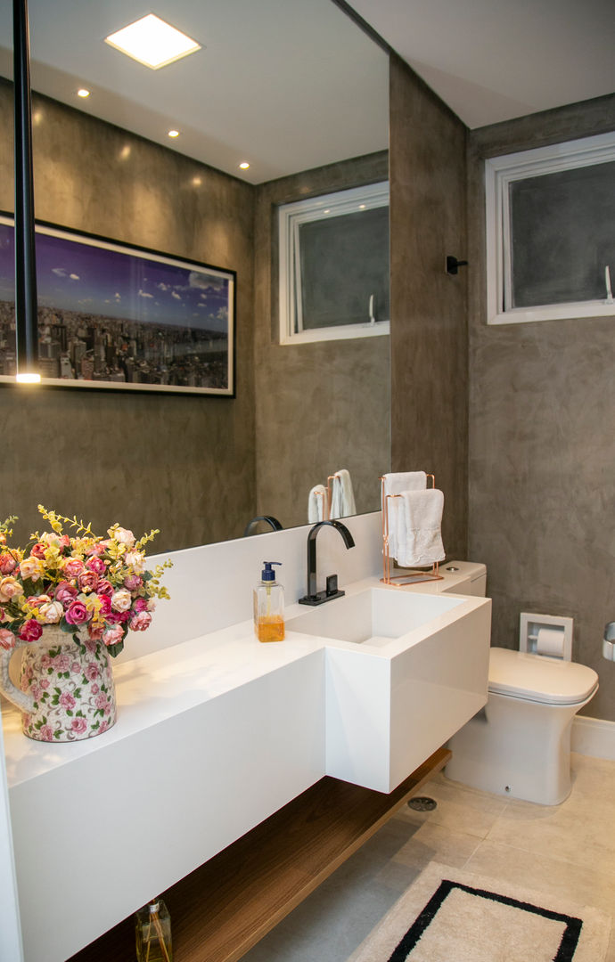 Apartamento Abílio Soares, Atelier C2H.a Atelier C2H.a Modern style bathrooms