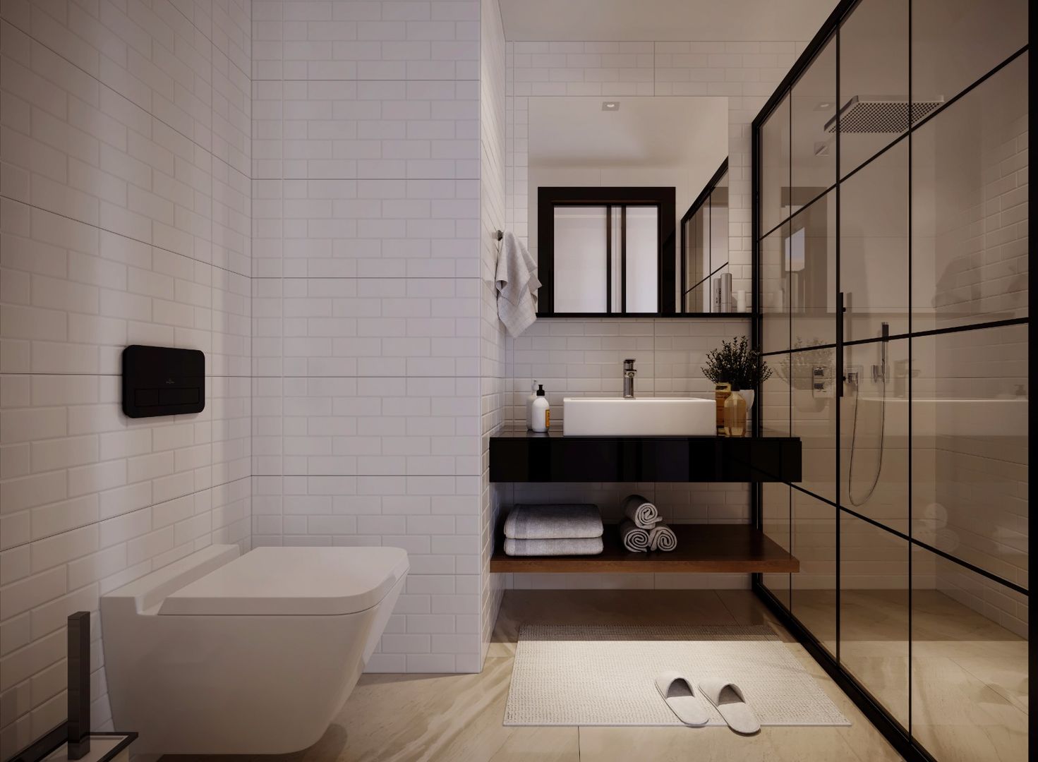 Adana Seyhan'da Daire Yenilemesi ve Uygulaması, Çalık Konsept Mimarlık Çalık Konsept Mimarlık Modern bathroom Decoration