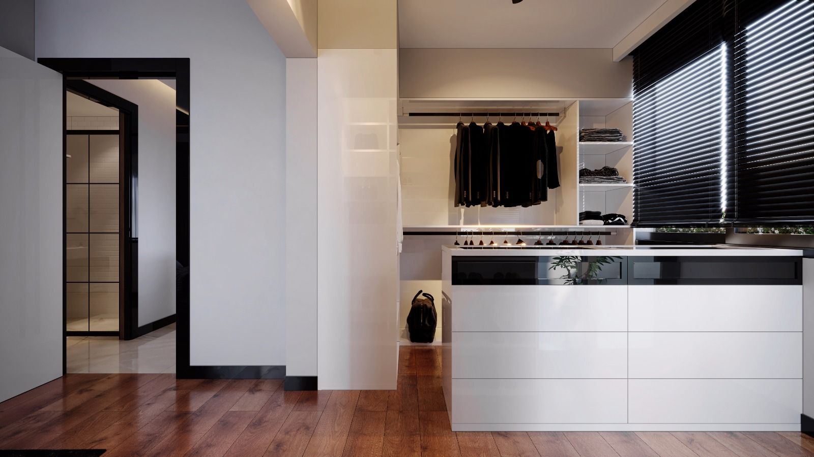 Adana Seyhan'da Daire Yenilemesi ve Uygulaması, Çalık Konsept Mimarlık Çalık Konsept Mimarlık Closets de estilo moderno Clósets y cómodas