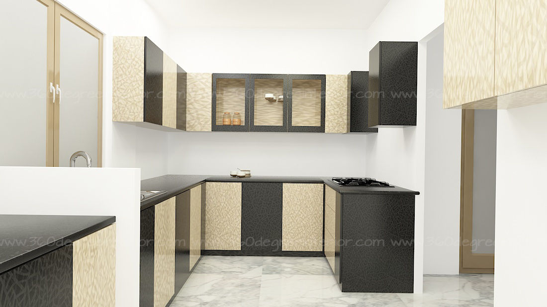 Modular Kitchen 360 Degree Interior Kitchen units Plywood