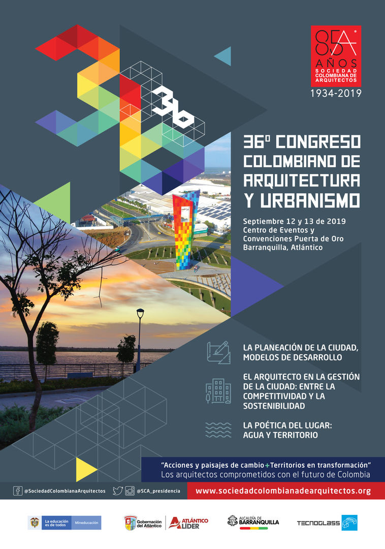 36º CONGRESO COLOMBIANO DE ARQUITECTURA Y URBANISMO, Sociedad Colombiana de Arquitectos Sociedad Colombiana de Arquitectos مساحات تجارية صالة مناسبات