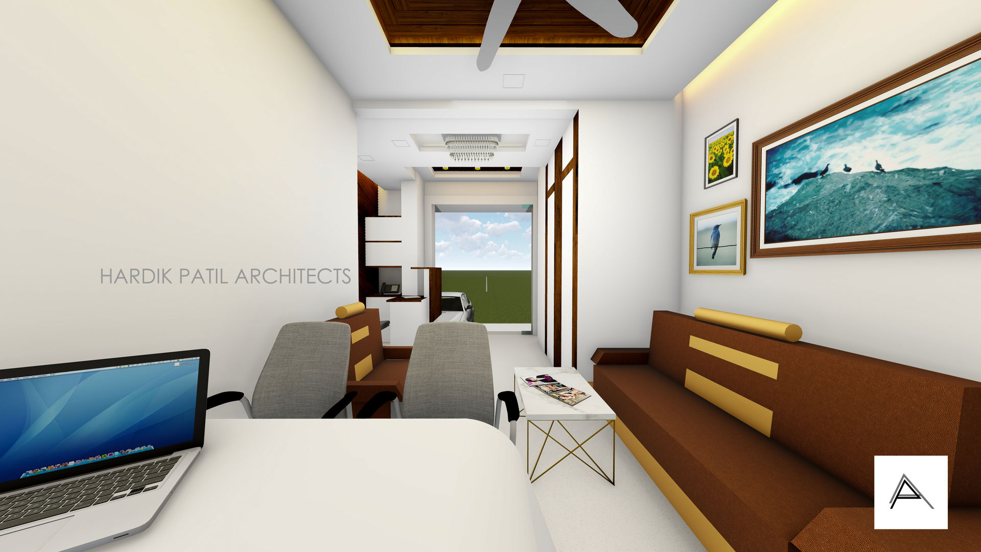 PRIVATE OFFICE AT VIRAR, HARDIK PATIL ARCHITECTS HARDIK PATIL ARCHITECTS Ticari alanlar Ofisler ve Mağazalar