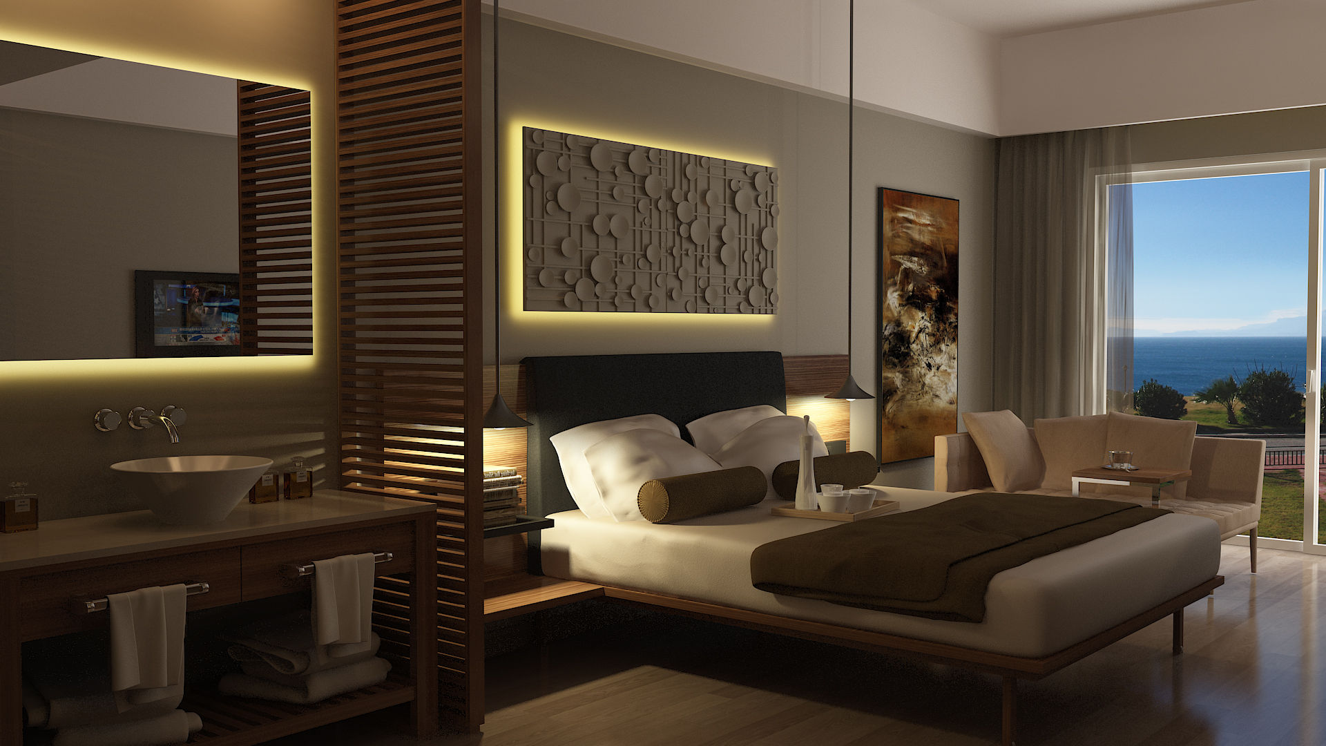 Standart oda, 3d Antalya 3d Antalya Small bedroom