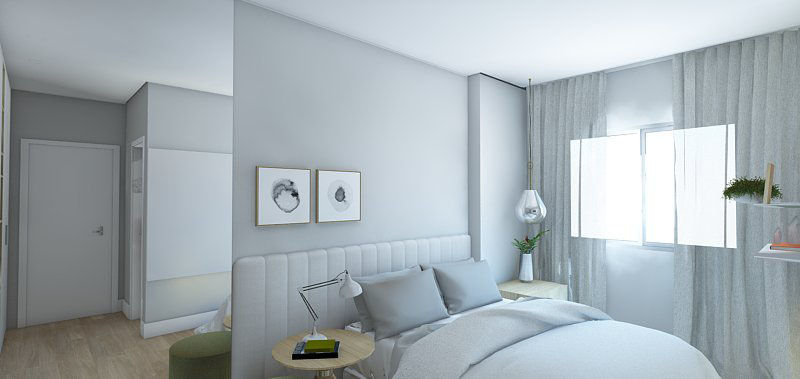 You New Style - Itajaí, Plurale Arquitetura Plurale Arquitetura غرفة نوم