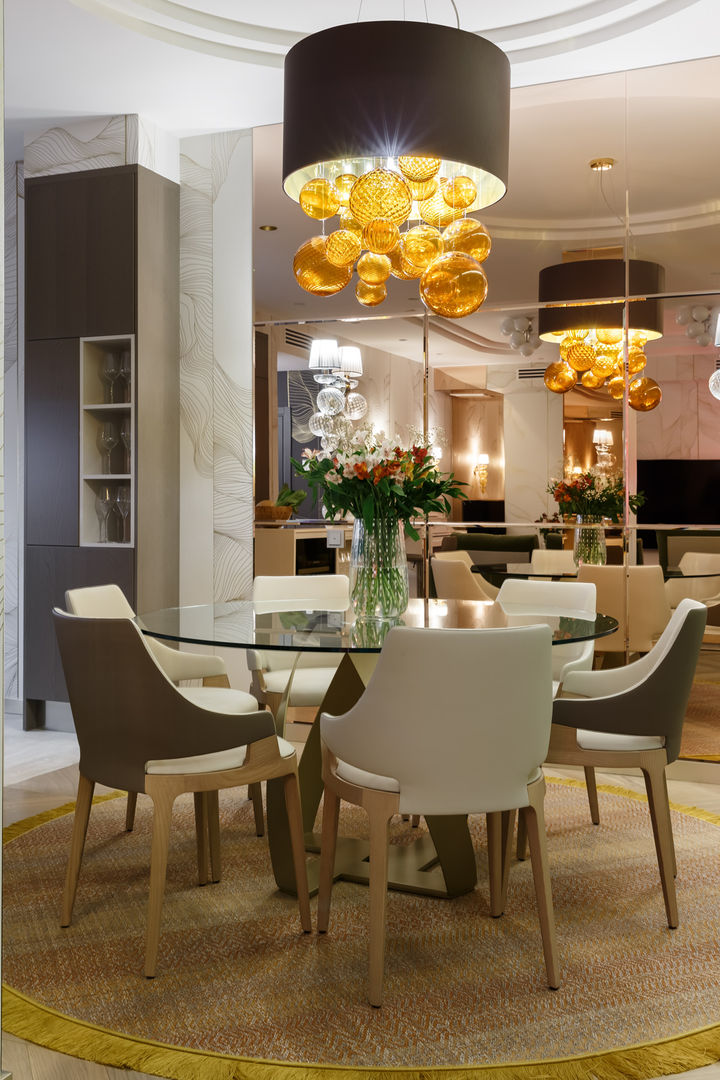 Luxurious Spaces with Multiforme Lighting, MULTIFORME® lighting MULTIFORME® lighting 餐廳