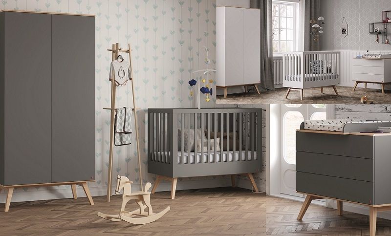 Modernes Babyzimmer in verschiedenen Ausführungen, QMM TraumMoebel QMM TraumMoebel Dormitorios infantiles Clósets y cómodas