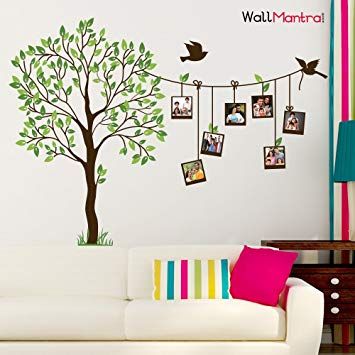 FAMILY PHOTO FRAME TREE WALL STICKER SELF ADHESIVE QUALITY VINYL WallMantra Other spaces Pictures & paintings