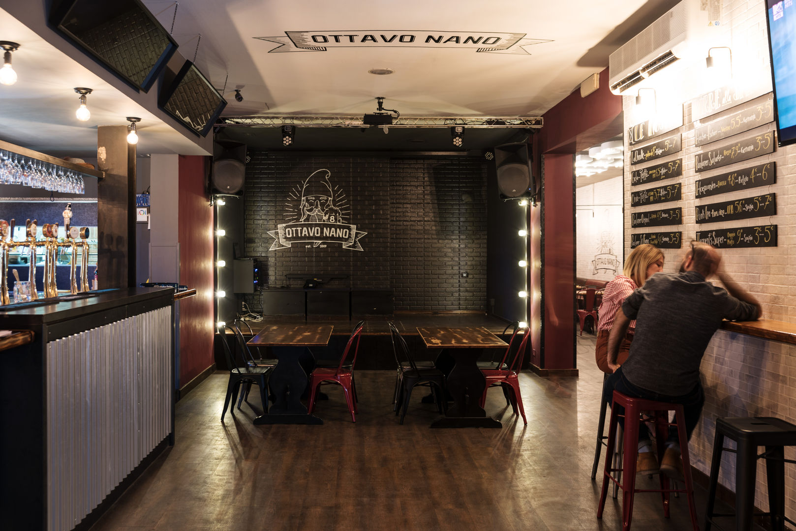 Restyling Pub Birreria Pizzeria , Rifò Rifò Commercial spaces Office spaces & stores