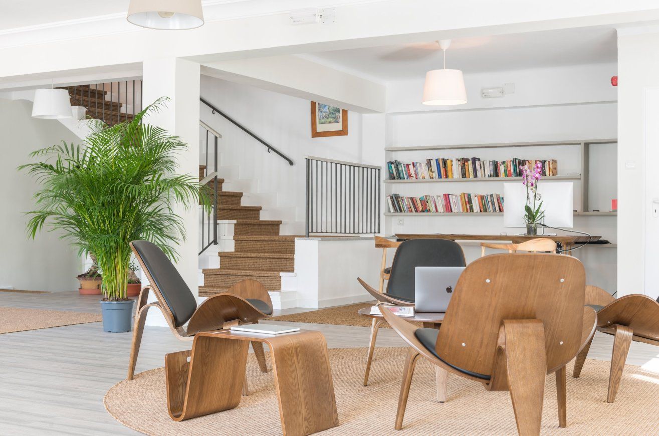 REFORMA HOTEL CALA SAN VICENTE, FOCUS Arquitectura FOCUS Arquitectura Scandinavian style corridor, hallway& stairs