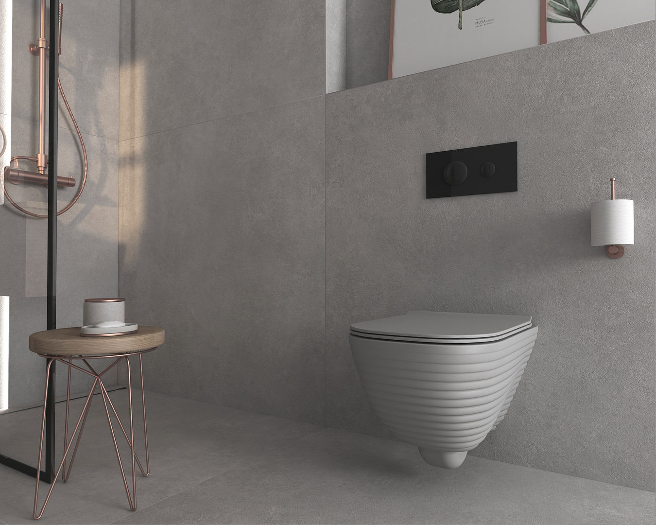 Casa de banho com acabamento mate, Smile Bath S.A. Smile Bath S.A. Bagno moderno Ceramica