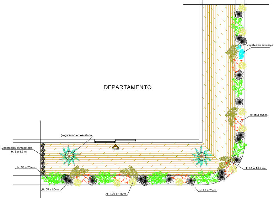 Renovación de Terraza en Polanco Ciudad de México, Once creativos Once creativos Mediterranean style balcony, veranda & terrace Accessories & decoration