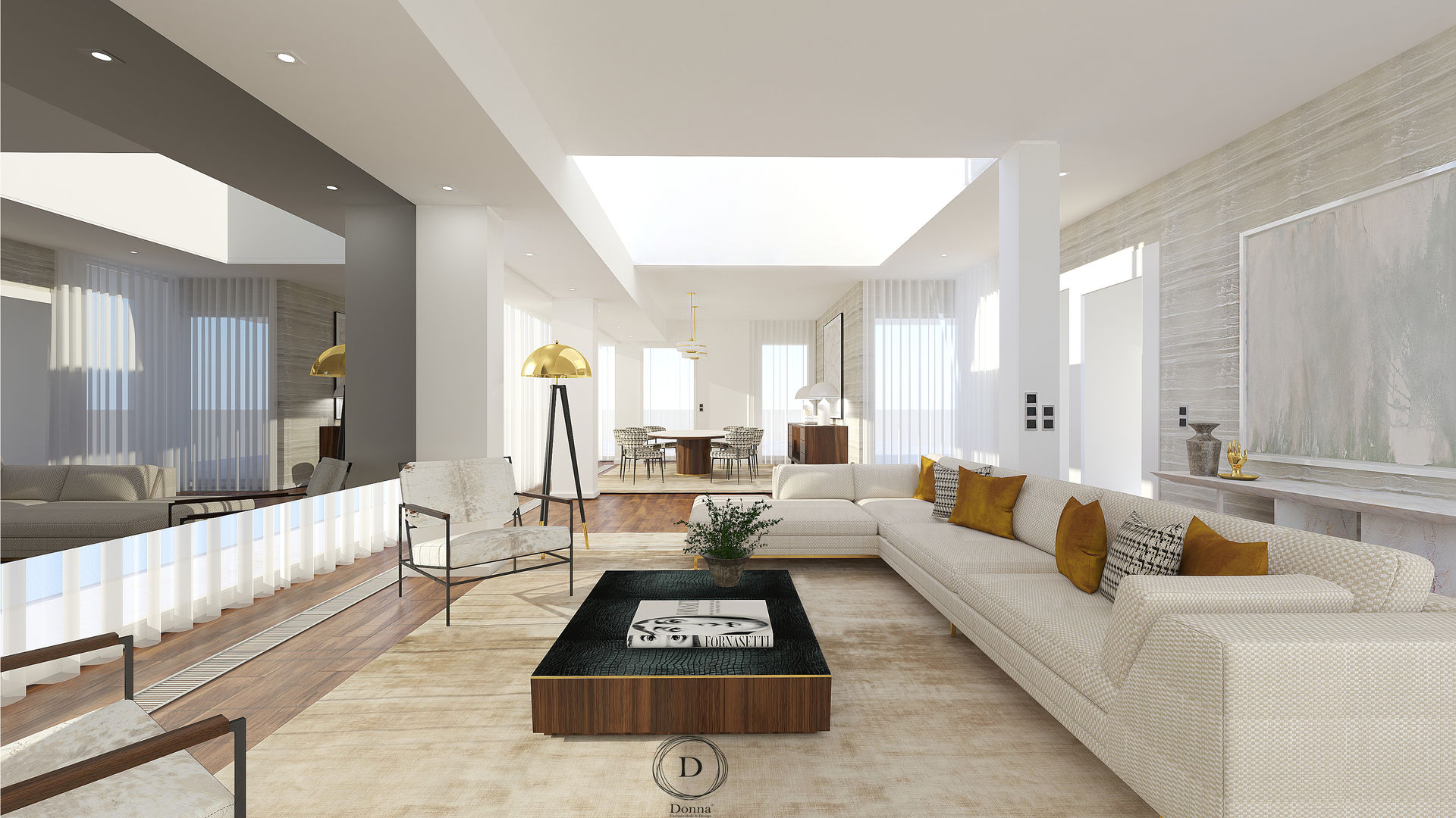 Moradia Foz do Douro , Donna - Exclusividade e Design Donna - Exclusividade e Design Modern living room