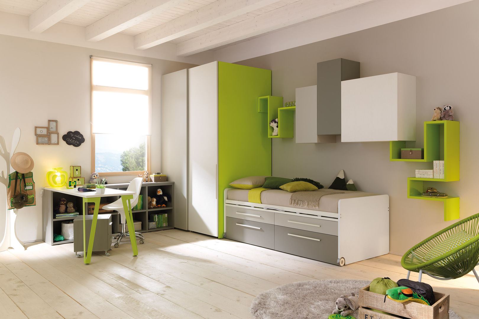 Cameretta con cabina armadio KC307, Moretti Compact Moretti Compact Teen bedroom