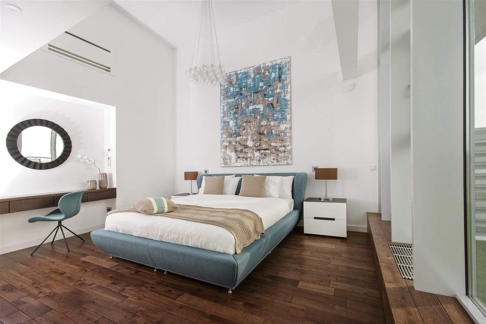 master bedroom EVdesign Minimalist Yatak Odası