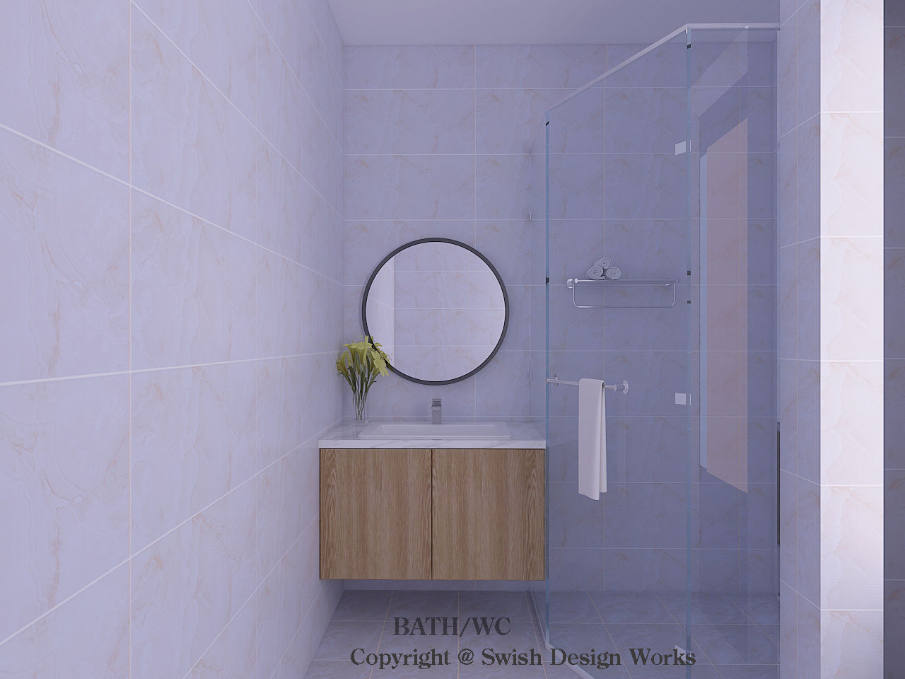 Queen's Road, Swish Design Works Swish Design Works Bagno in stile scandinavo